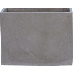 Woodwell Γλάστρα Ορθογώνια Τσιμεντένια Γκρι 70x40x50cm Ε6301,C