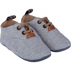 Babywalker Βαπτιστικά Sneakers Αγκαλιάς για Αγόρι Υφασμάτινα Μπλε MI1064