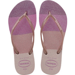 Havaianas Γυναικείες Σαγιονάρες Αντιολισθητικές Ροζ Μωβ 4145766-5179