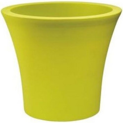 Plastona City 40 Γλάστρα Στρογγυλή Πλαστική Lime 40x38cm 10.11.0163