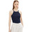Tom Tailor Γυναικείο Καλοκαιρινό Top Ριπ Navy Μπλε 1035368-10668