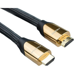 Roline Καλώδιο Braided HDMI Male to HDMI Male 2m Black 11.04.5802