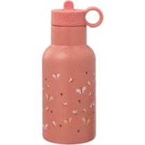 Fresk Butterfly Παιδικό Παγούρι Θερμός Ανοξείδωτο BPA Free με Καλαμάκι Σομόν 350ml
