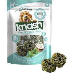 Imaginelles Knash Vitality Woofa Bites with Peppermint, Parsley & Coconut Oil 100gr
