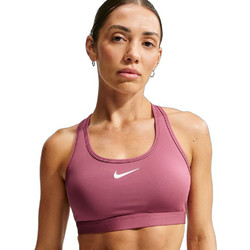 Nike Swoosh Αθλητικό Μπουστάκι με Μέτρια Στήριξη Ροζ DX6821-654