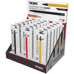 Troika Construction Basic Στυλό Διαρκείας 18τμχ CD147