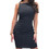 Guess Francine Mini Καλοκαιρινό Βραδινό Φόρεμα Μαύρο W6GKA1K3488-JBLK
