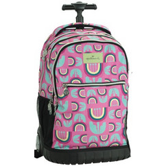 Back Me UP Hallmark Tulip Σχολική Τσάντα Τρόλεϊ Δημοτικού Ροζ 333-51074