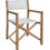 HomeMarkt Soul Πολυθρόνα Κήπου Σκηνοθέτη Ξύλινη Λευκή HM6524.02