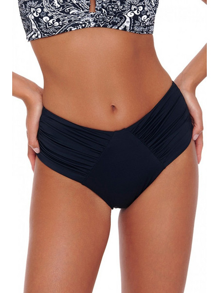 Bluepoint Solids Ψηλόμεσο Bikini Slip Μαύρο 26065095-02