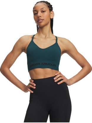 Under Armour Vanish Seamless Αθλητικό Μπουστάκι με Χαμηλή Στήριξη & Αφαιρούμενη Ενίσχυση Κυπαρισσί 1384417-919