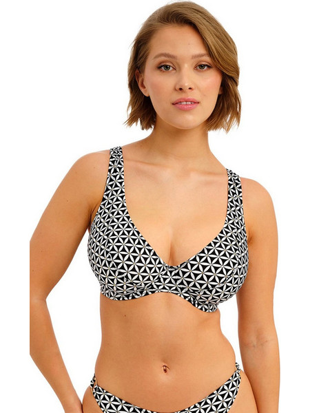 Freya Bikini Top Μαύρο Λευκό AS207213-BLK