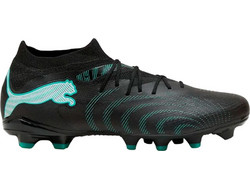 Puma Future 9 Match FG/AG 109135-02 Ποδοσφαιρικά Παπούτσια με Τάπες και Καλτσάκι Μαύρα