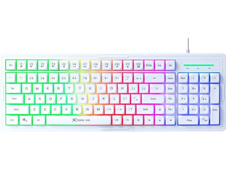 Xtrike-me KB-309 Gaming Πληκτρολόγιο RGB White