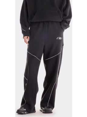 New Balance Ανδρικό Παντελόνι Φόρμας Fleece Μαύρο MB62G6ZV-BK