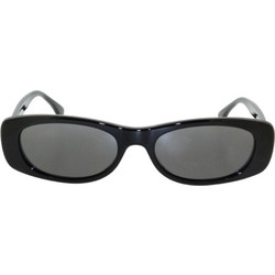 Fendi FE40183I 01A Γυναικεία Γυαλιά Ηλίου Ορθογώνια Κοκάλινα Μαύρα με Μαύρο Φακό