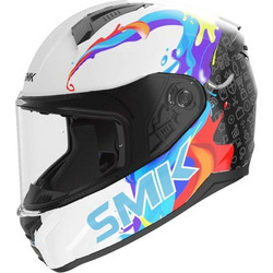 SMK Bionic Kids Splash KM Multicolor Κράνος Μηχανής Full Face