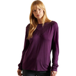 Superdry Γυναικείο Χειμερινό Top Μωβ W6011054A-5OH