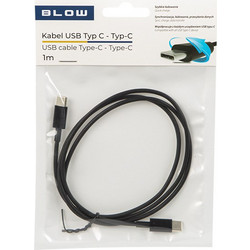Blow USB-C to USB-C 1m Black 66-149