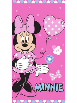 Dimcol Minnie 335 Παιδική Πετσέτα Θαλάσσης Microfiber Ροζ 70x140cm 54460912066