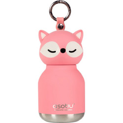 Asobu Mini Bestie Fox Παιδικό Παγούρι Θερμός Ανοξείδωτο BPA Free Ροζ 200ml