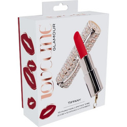 Shots Tiffany Lipstick Vibrator Κλειτοριδικός Δονητής για Ζευγάρια Χρυσός Κόκκινος