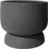 Supergreens Grigio S Γλάστρα Στρογγυλή Πήλινη Ανθρακί 30x28cm 8-0826-A