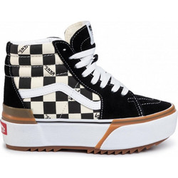Vans Sk8-hi Stacked Ανδρικά Sneakers Flatforms Μποτάκια Μαύρα VN0A4BTWVLV1