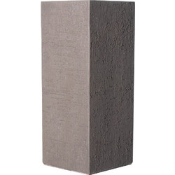 Supergreens Golden Γλάστρα Τετράγωνη Πήλινη Καφέ 43x43x75cm D-0070-8