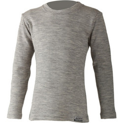 Lasting Merino Ισοθερμική Παιδική Μπλούζα Μακρυμάνικη Γκρι 8484