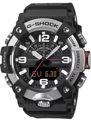 Casio G-Shock Mudmaster Ανδρικό Ρολόι Χρονογράφος με Μαύρο Καουτσούκ Λουράκι GG-B100XM-1AER