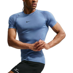 Nike Pro Dri-FIT Tight Short-Sleeve Fitness Top Ανδρικό Αθλητικό T-Shirt Πετρόλ FB7932-459