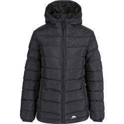 Trespass Elegant Γυναικείο Μπουφάν Χειμωνιάτικο Puffer Μακρύ Μαύρο FAJKCATR0016-BLK