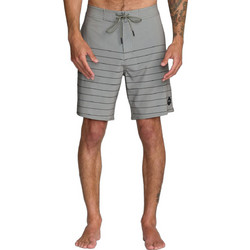 RVCA Steady Stripe Ανδρικό Μαγιό Βερμούδα με Σχέδια Γκρι 23A081603-RV0