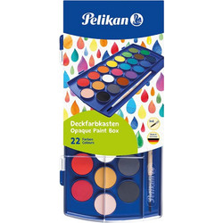 Pelikan Σετ Νερομπογιές με Πινέλο 10x22 Χρώματα 721670