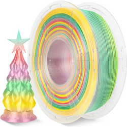 Sunlu Silk PLA+ 1.75mm Rainbow 1Kg