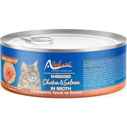 Alphapet Super Premium Adult Grain Free with Chicken & Salmon in Broth 70gr