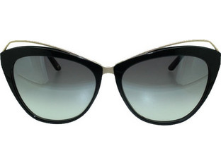 Jplus SARTORIALEYES5077 Γυναικεία Γυαλιά Ηλίου Πεταλούδα Κοκάλινα Μαύρα με Μαύρο Φακό