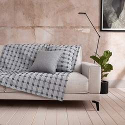 Gofis Home Ριχτάρι Τριθέσιου Καναπέ 180x310 Celtic 377/14 Black Coal