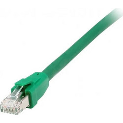 Equip S/FTP Cat.8.1 Καλώδιο Δικτύου Ethernet 0.5m Green 608047
