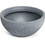 Next Molio Γλάστρα Στρογγυλή Πλαστική Γκρι 40x16.5cm 33560-08