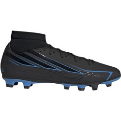 Adidas F50 Hyperfast Club Mid FG/MG KJ3410 Ποδοσφαιρικά Παπούτσια με Τάπες και Καλτσάκι Μαύρα Μπλε