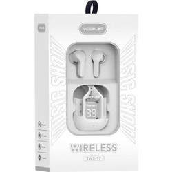 Yesplus TWS-17 Ακουστικά Bluetooth In Ear White