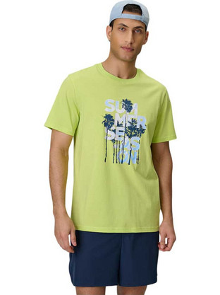 4F Ανδρικό Αθλητικό T-Shirt Lime 4FWSS26TTSHM2784-42S