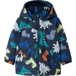 Name It Dino Παιδικό Μπουφάν Χειμωνιάτικο Softshell Αδιάβροχο Navy Μπλε 13255204
