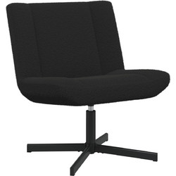 vidaXL Πολυθρόνα Περιστρεφόμενη Μαύρη 42007338