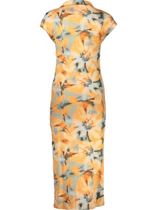 Desigual Midi Καλοκαιρινό Καθημερινό Φόρεμα Floral Γκρι 26SWVK48-7010