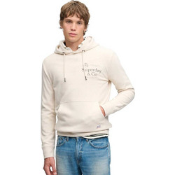 Superdry Ανδρικό Αθλητικό Φούτερ με Κουκούλα Μπεζ M2014716A-9SH