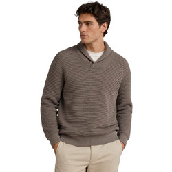 Gant Ανδρικό Πουλόβερ με Κουμπιά Καφέ 3G8030310-260
