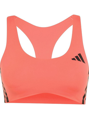 Adidas Adizero Run Αθλητικό Μπουστάκι με Μέτρια Στήριξη & Αφαιρούμενη Ενίσχυση Κοραλί KV9593